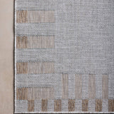 Amber Lewis x Loloi Topanga Silver / Natural Rug 5-Rugs - indoor/outdoor Loloi