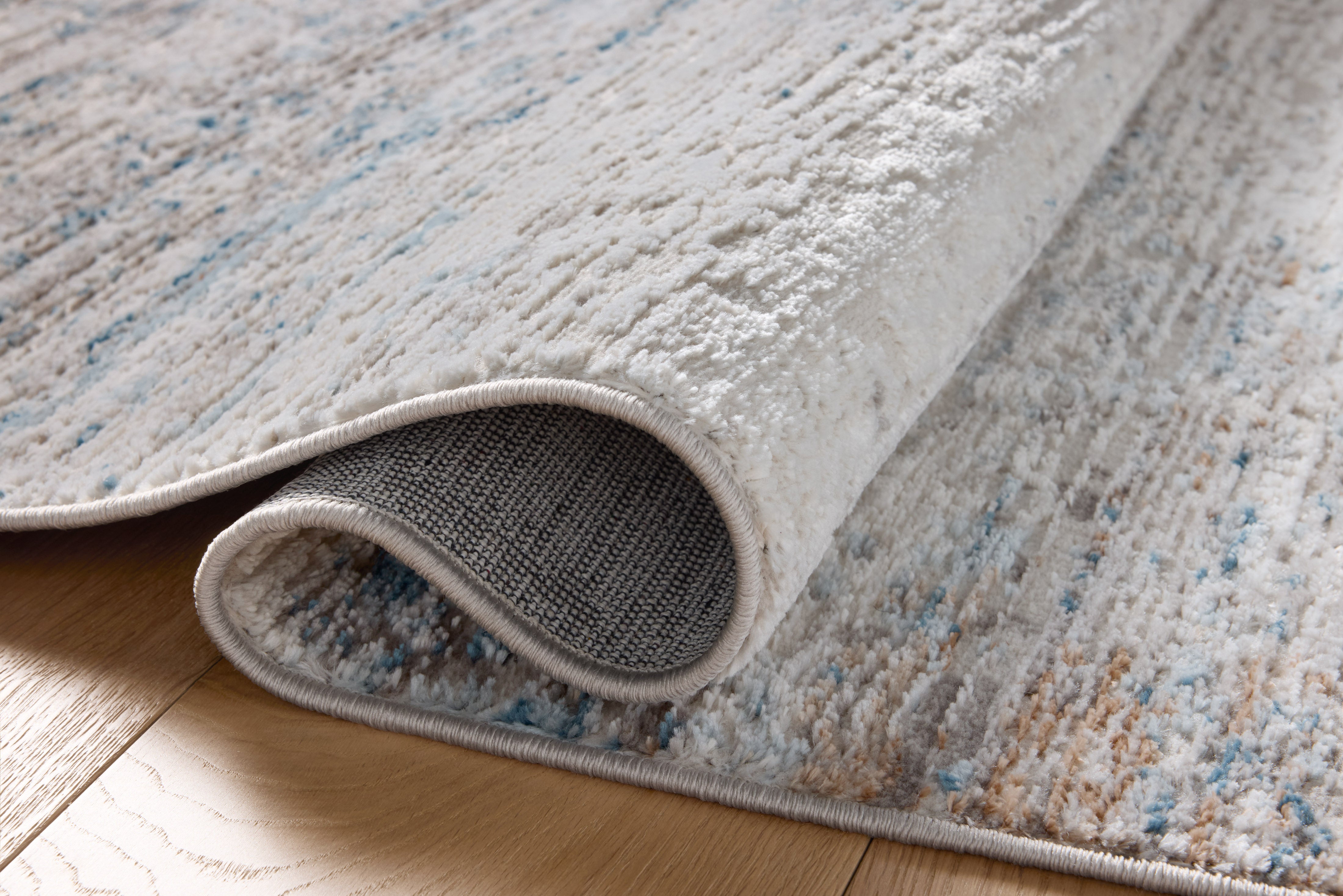Loloi Townes Ivory / Sky Rug RUGS - synthetic Loloi