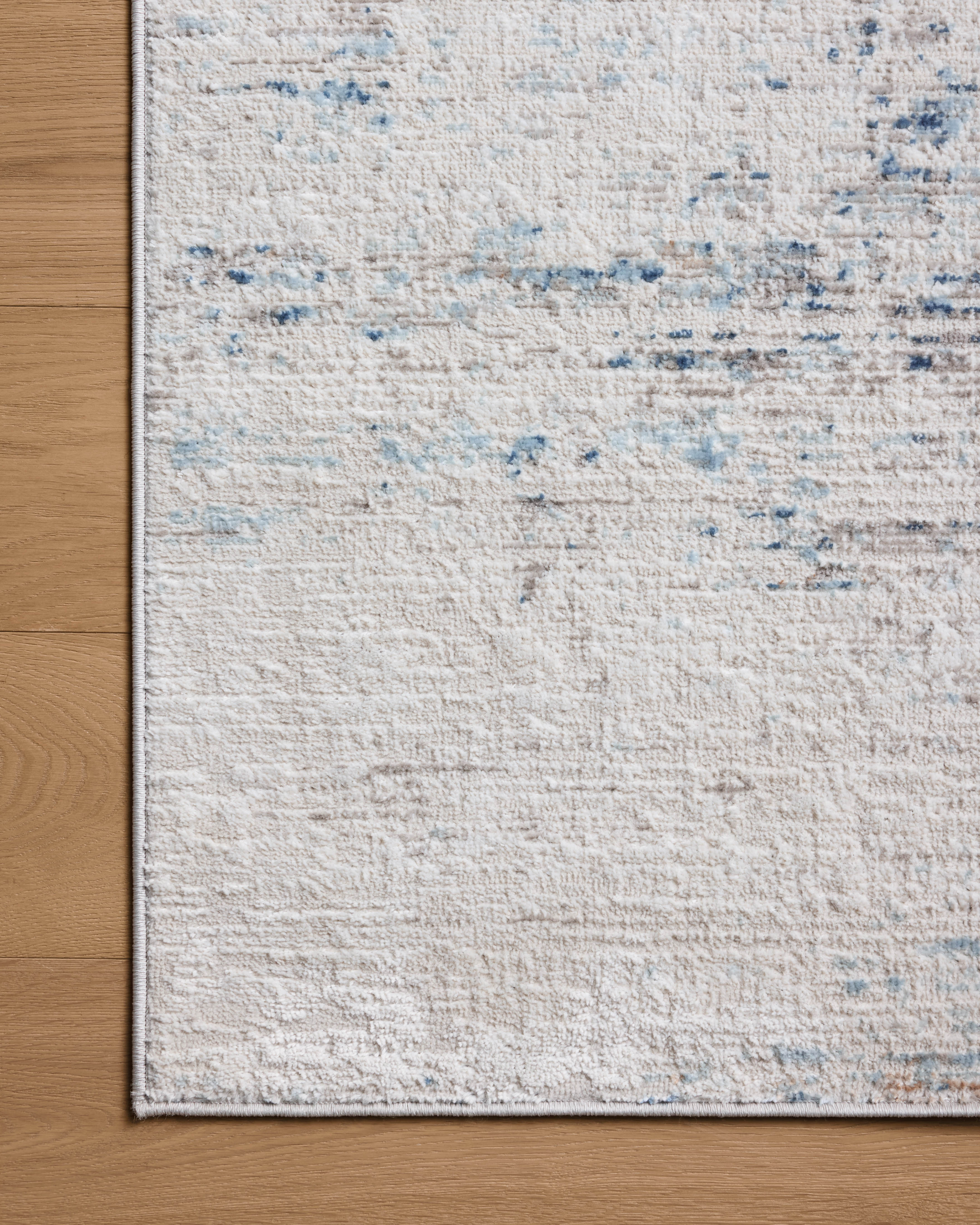 Loloi Townes Ivory / Sky Rug RUGS - synthetic Loloi