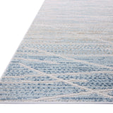 Loloi Townes Natural / Sky Rug RUGS - synthetic Loloi