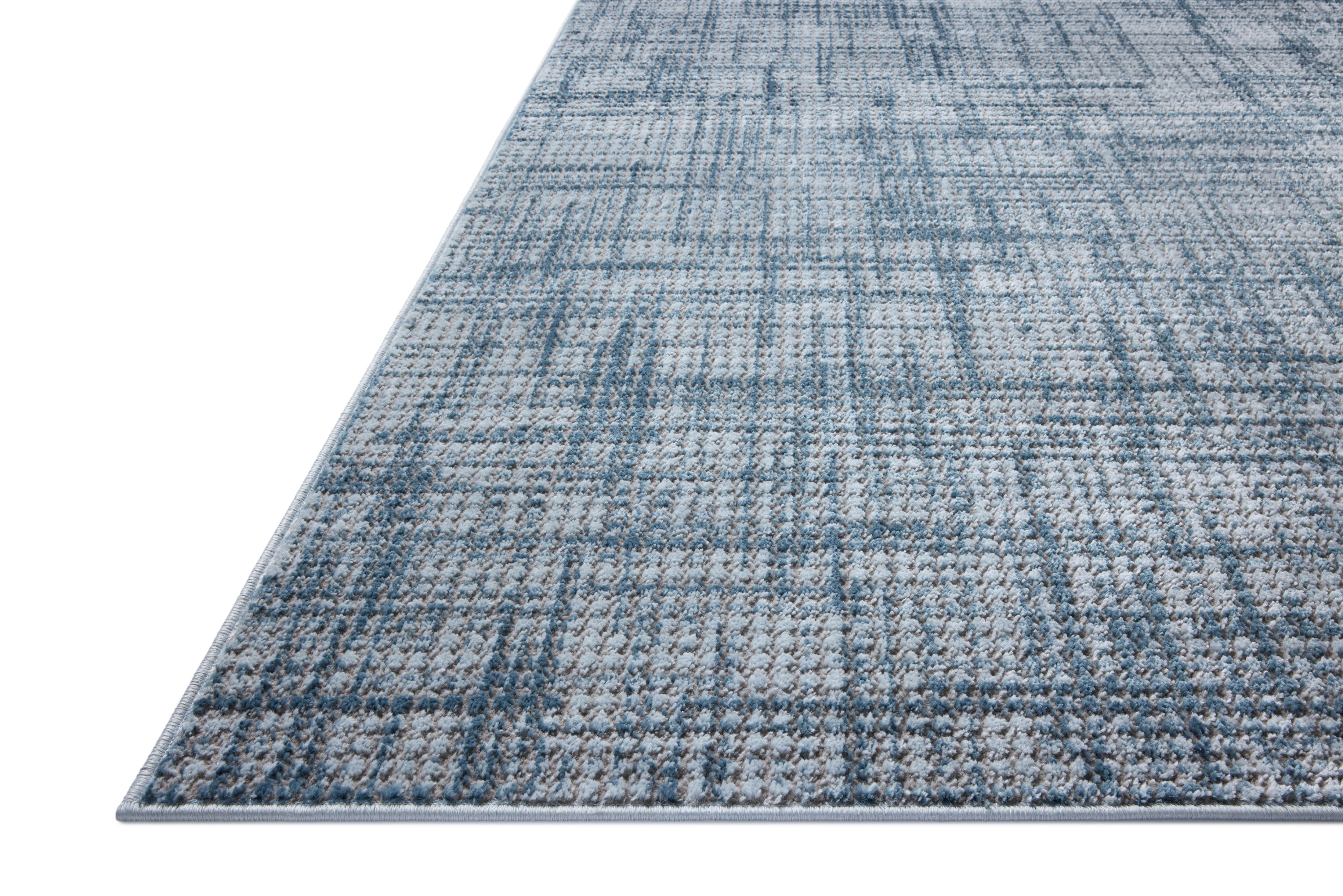 Loloi Townes Grey / Denim Rug RUGS - synthetic Loloi