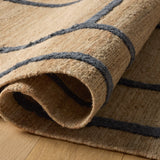 Jeremiah Brent x Loloi Tracery Natural / Midnight Rug – 3