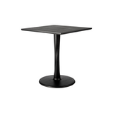 Torsion Square Dining Table - Black Oak