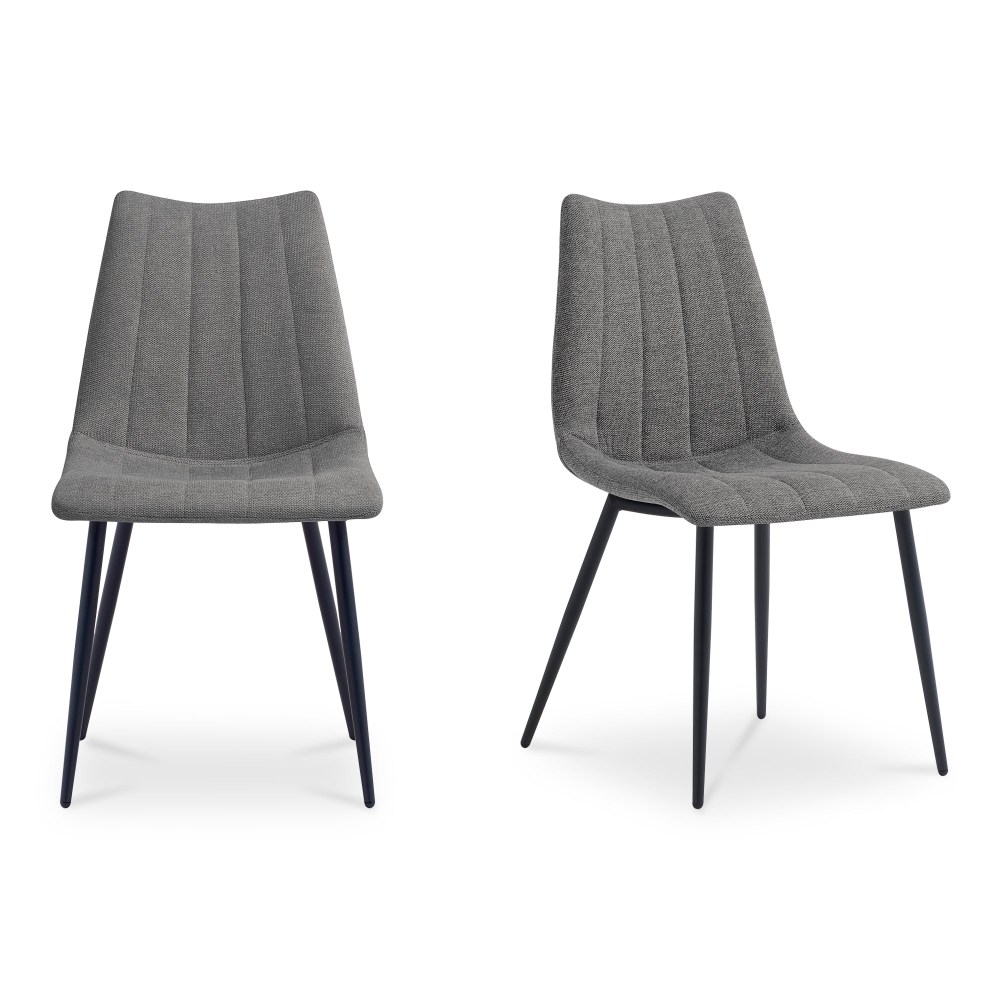 Izzy Dining Chair Set of Two, Grey