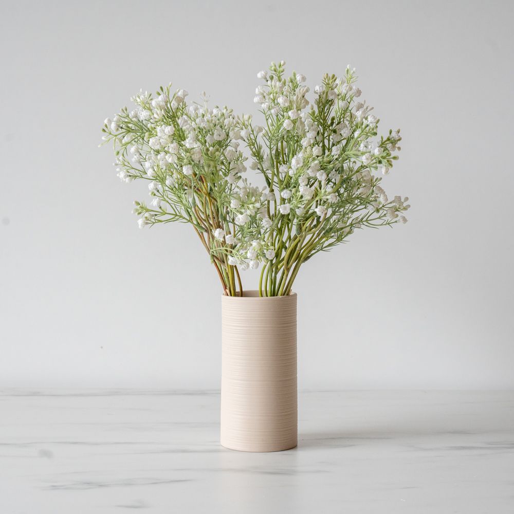 Stoneware Cylinder Vase - Rug & Weave