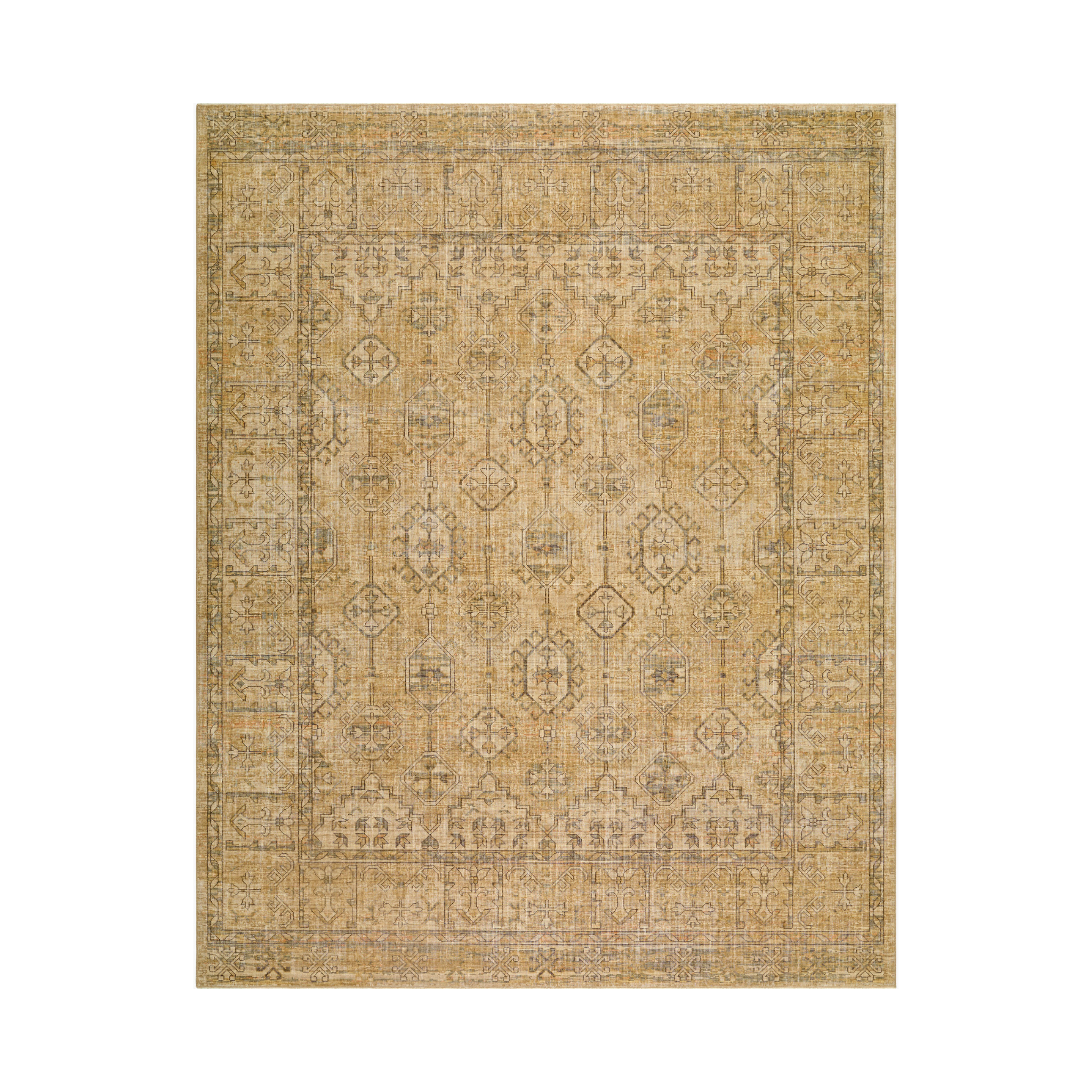 Once Upon a Time Gold / Dove Rug, 1'11" x 2'11"