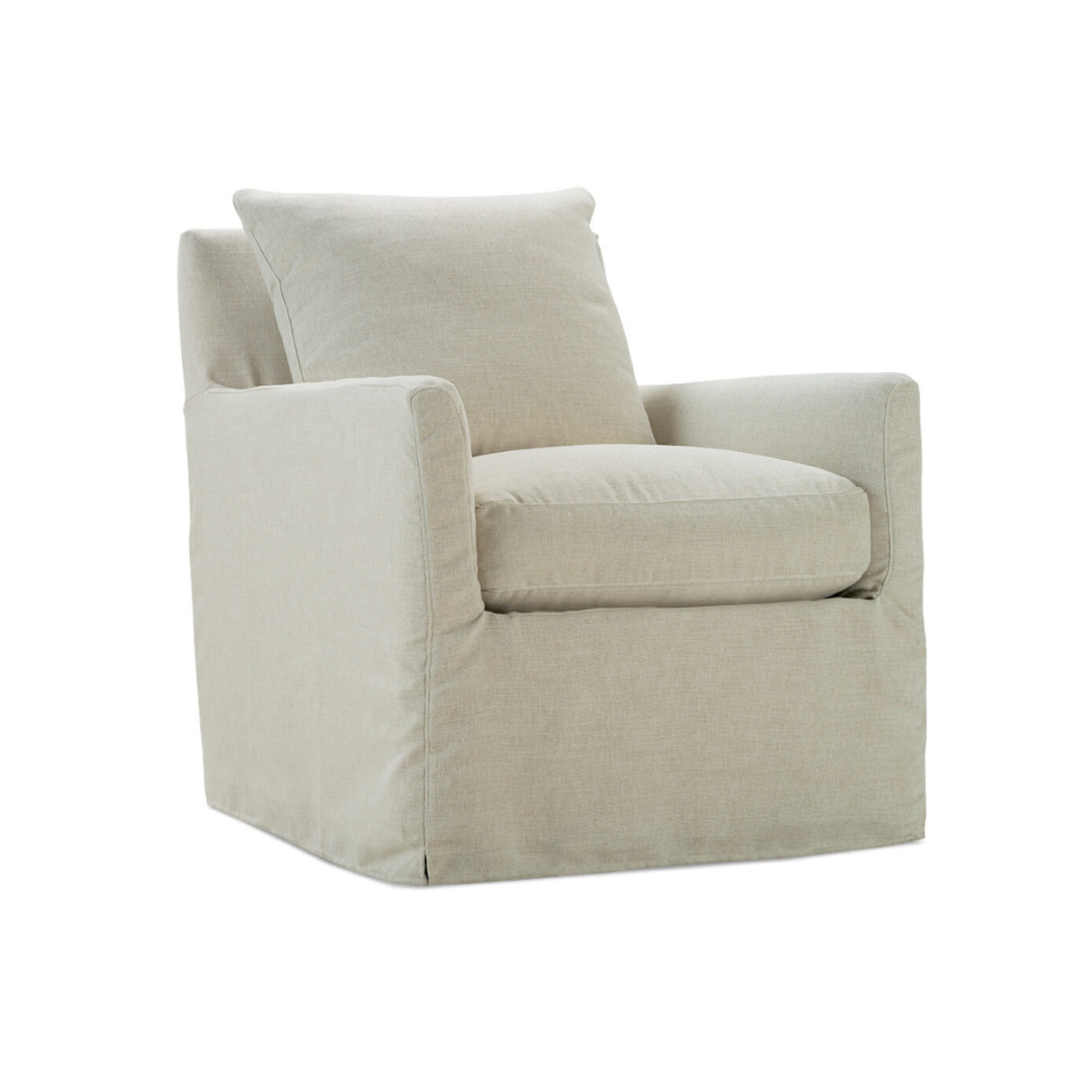 Custom Lilah Slip Swivel Glider Chair (Copy) FURNITURE - floor model Rowe Furniture