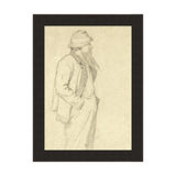 "Pondering Captain" Framed Art Print - Rug & Weave
