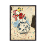 "1882 Floral Vase" Framed Art Print ARTWORK - framed print Celadon Art
