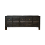 Reid Reclaimed Wood Sideboard - Weathered Black