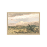 "Hudson River School - Catskills at Sunset 1870" Framed Art Print