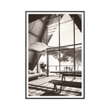 "Ski Cabin C.1966" Framed Art Print ARTWORK - framed print Celadon Art