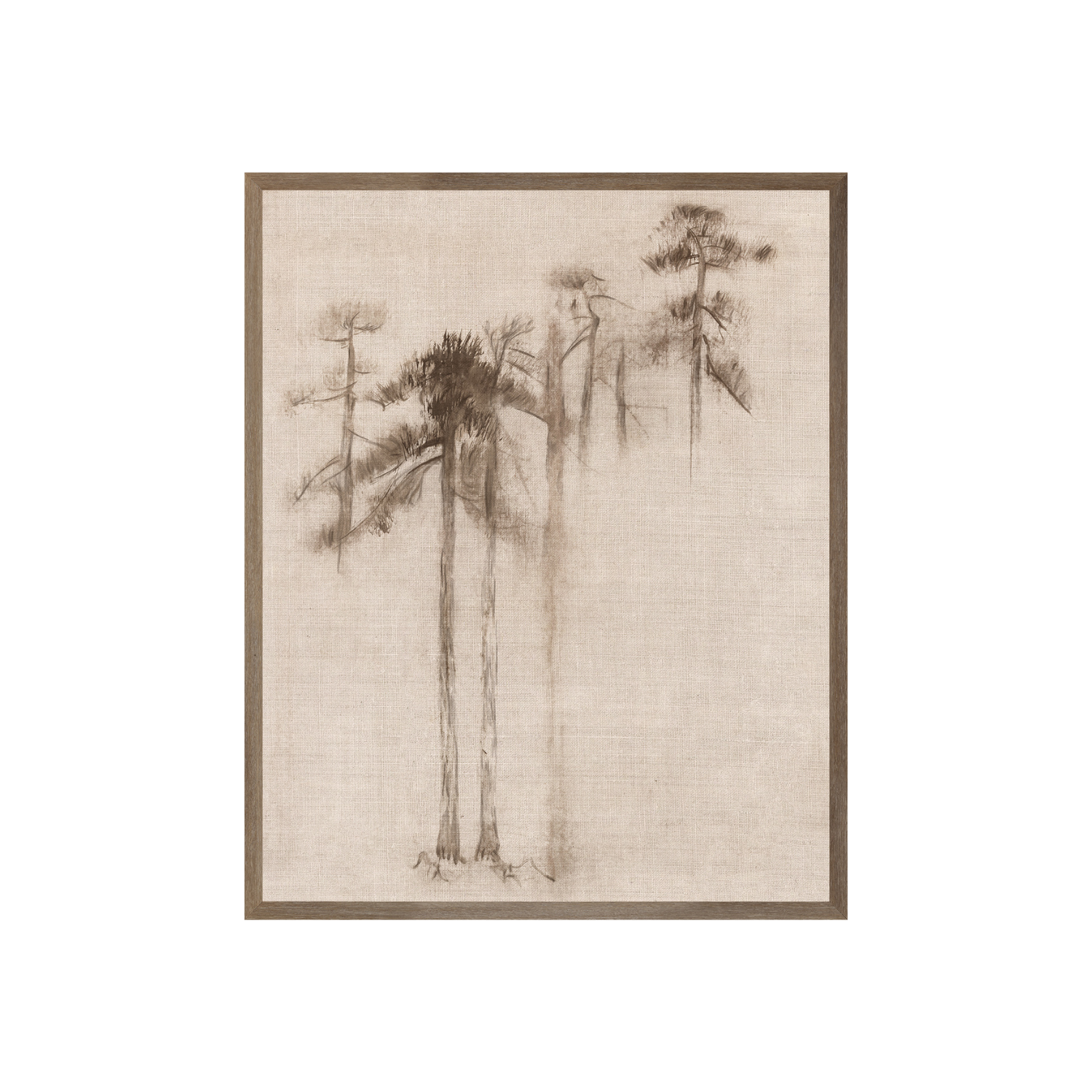 "Ink Wash Pines" Framed Art Print ARTWORK - framed print Celadon Art