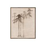 "Ink Wash Pines" Framed Art Print ARTWORK - framed print Celadon Art