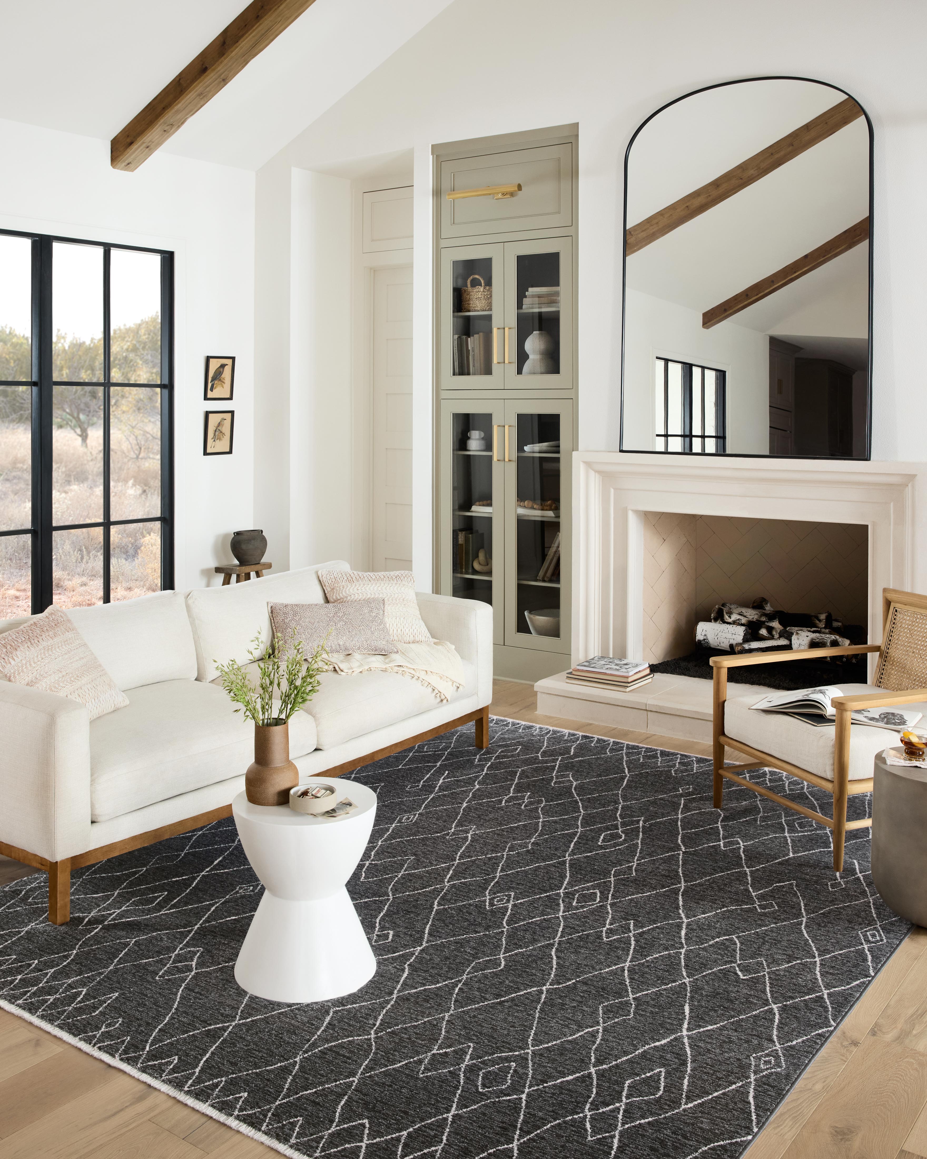 Loloi Vance Charcoal / Dove Rug No.6 Loloi