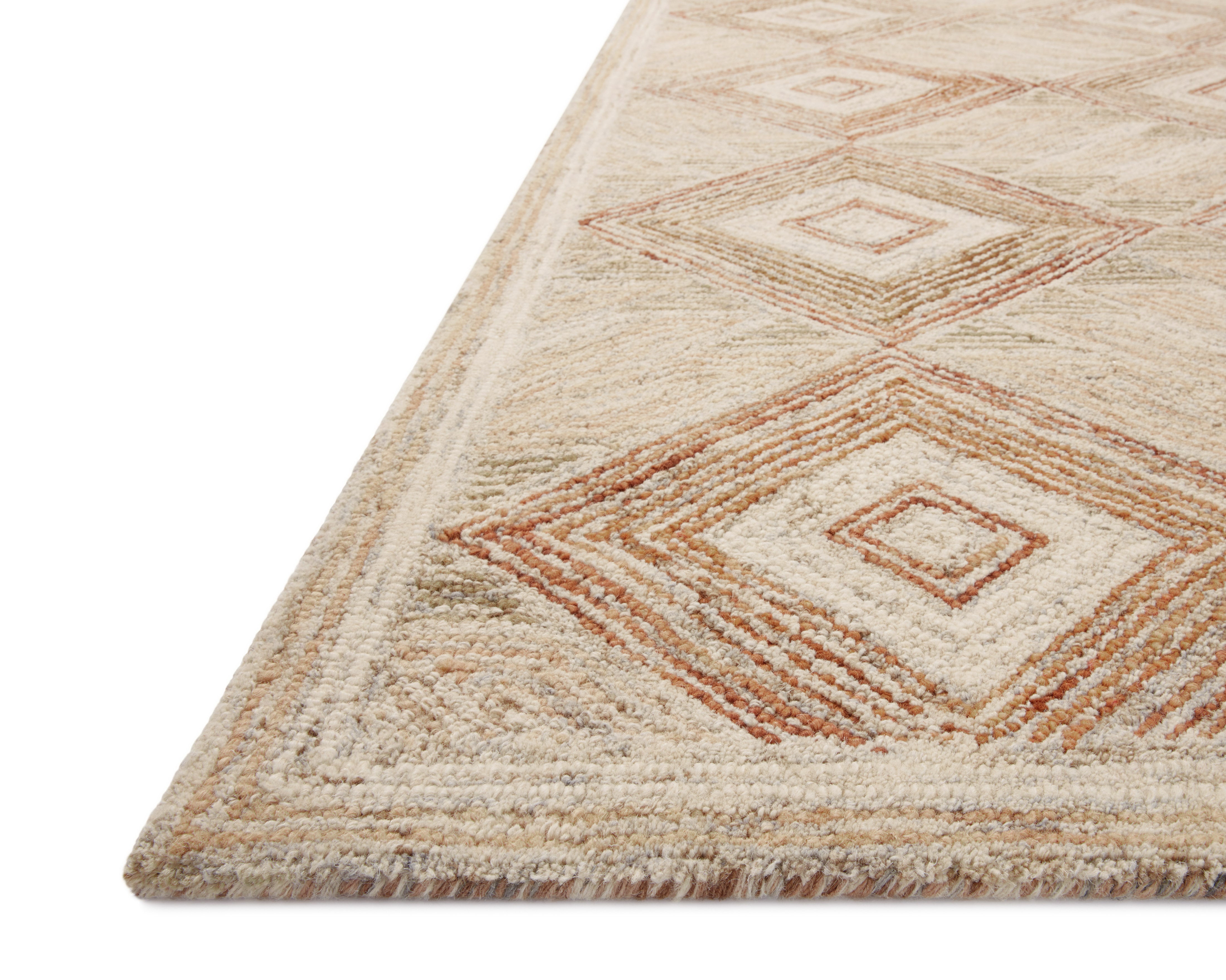 Loloi Varena Sand / clay Runner Rug RUGS - wool Loloi