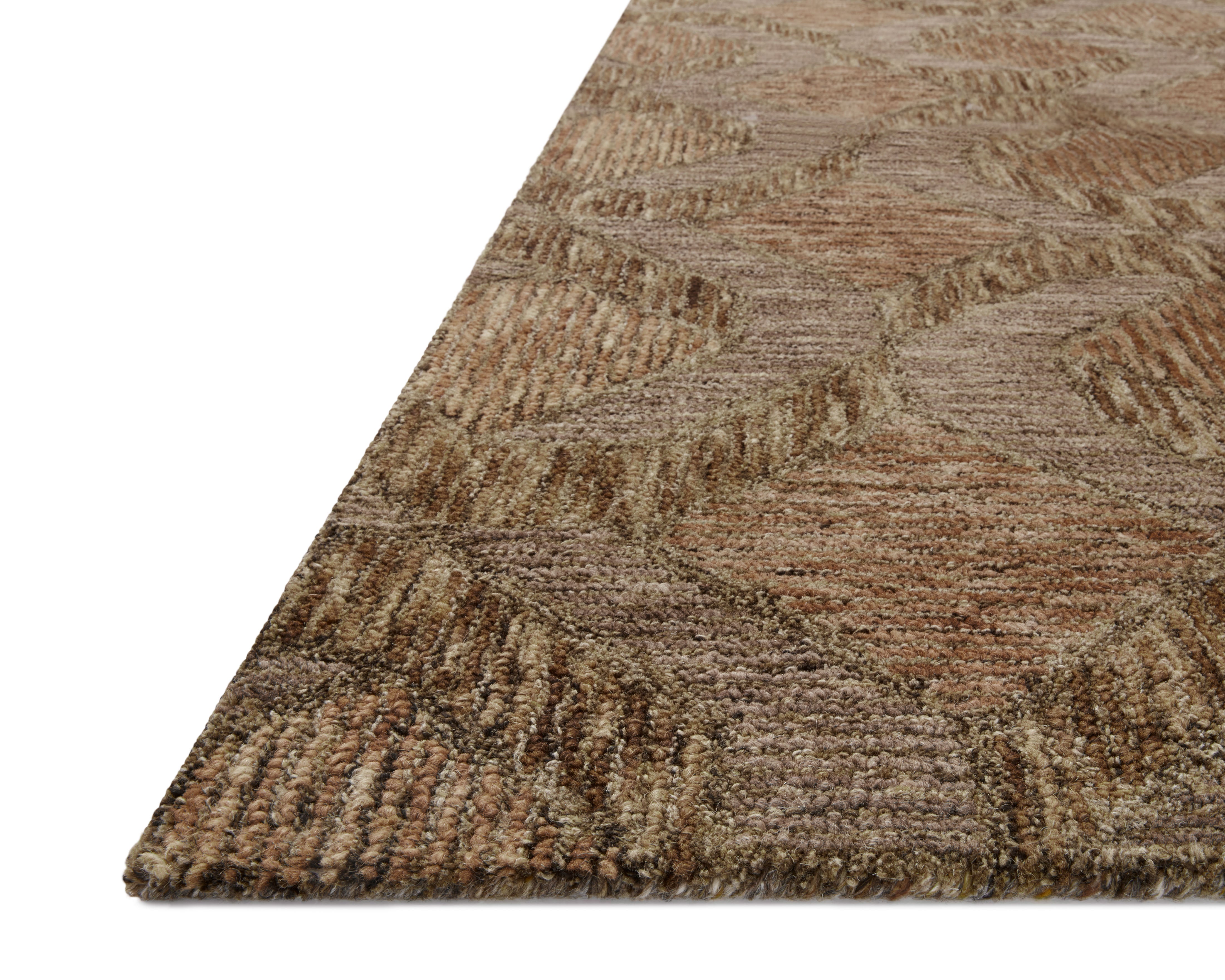 Loloi Varena Rust / Bark Runner Rug RUGS - wool Loloi