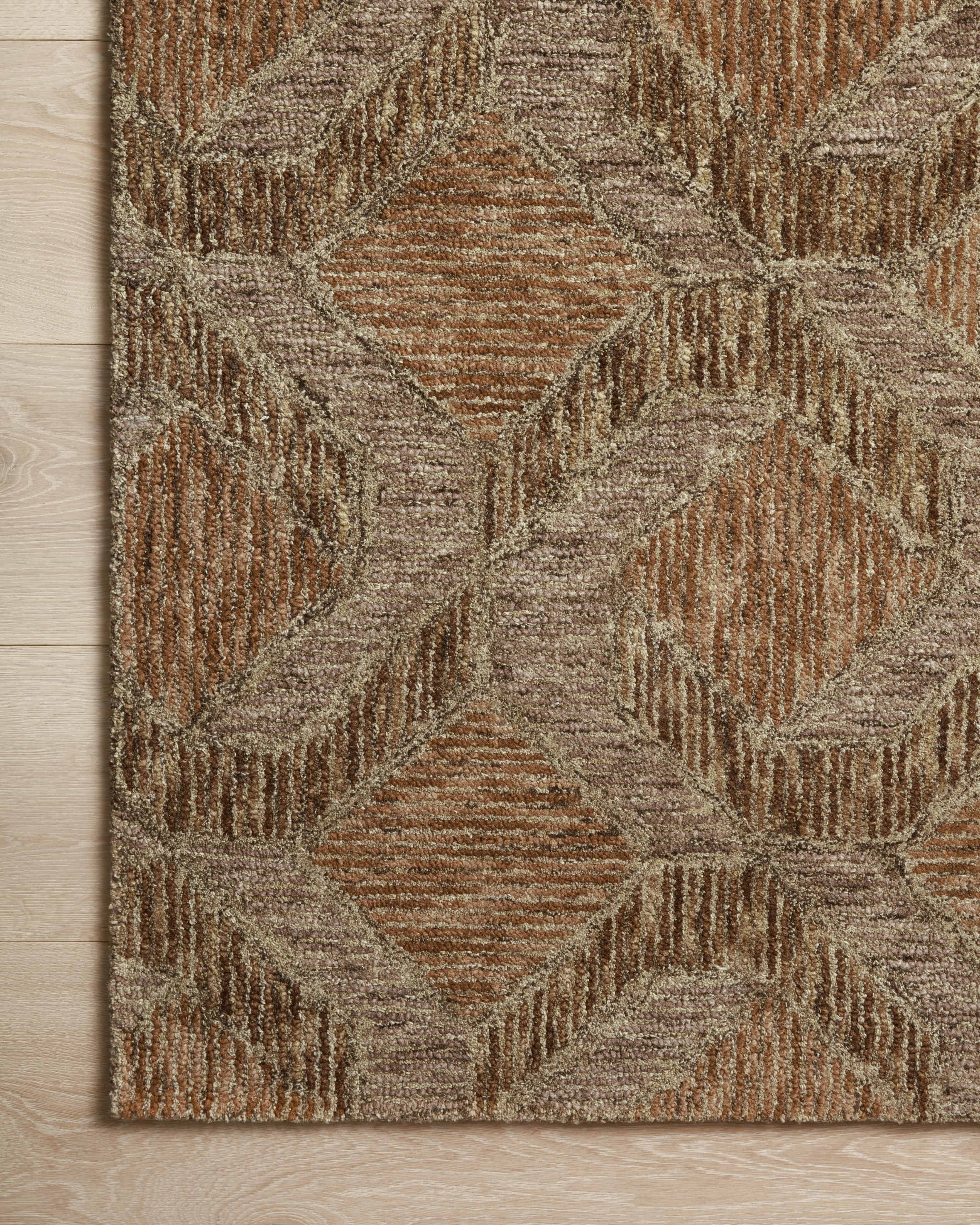 Loloi Varena Rust / Bark Rug RUGS - wool Loloi