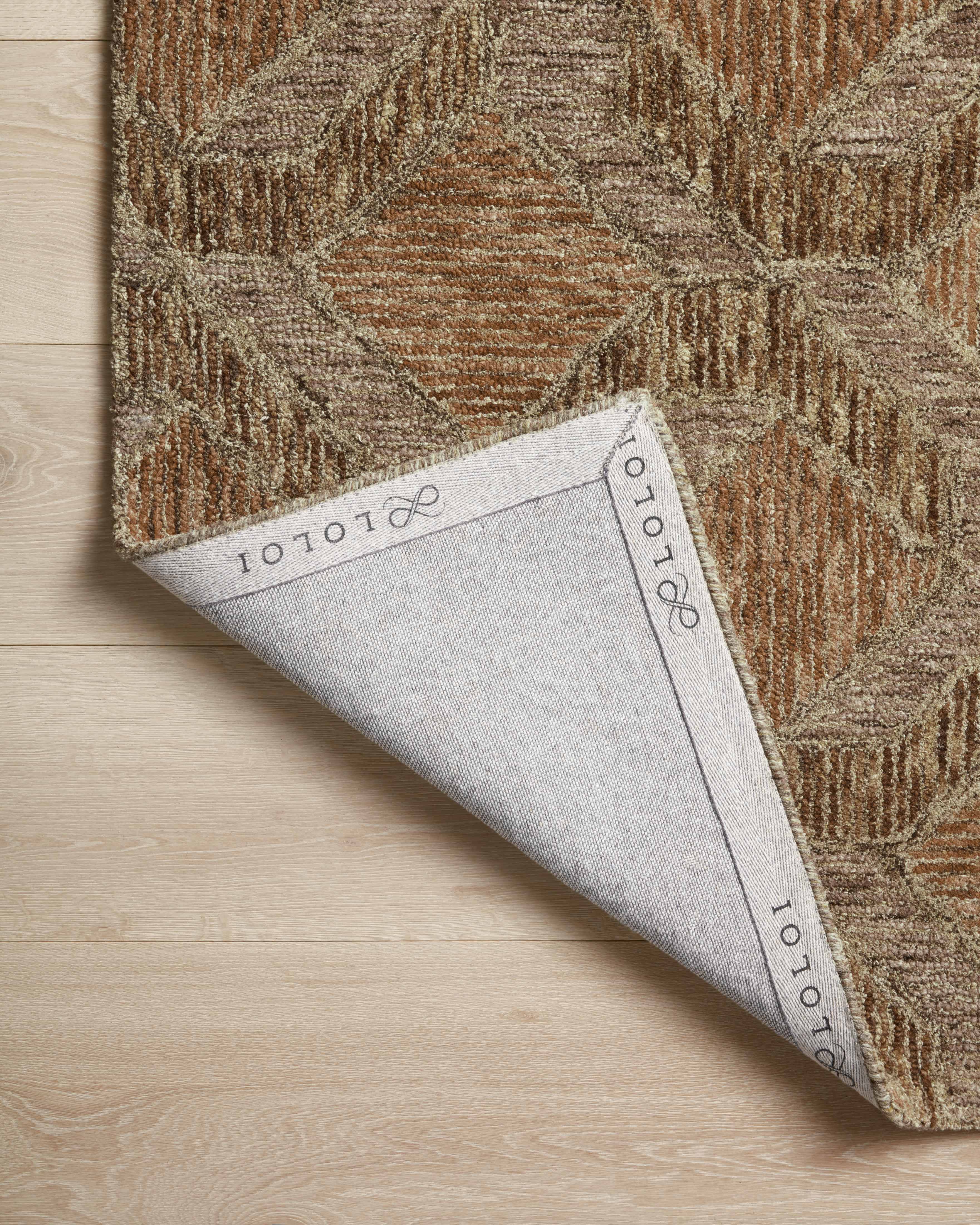Loloi Varena Rust / Bark Rug RUGS - wool Loloi