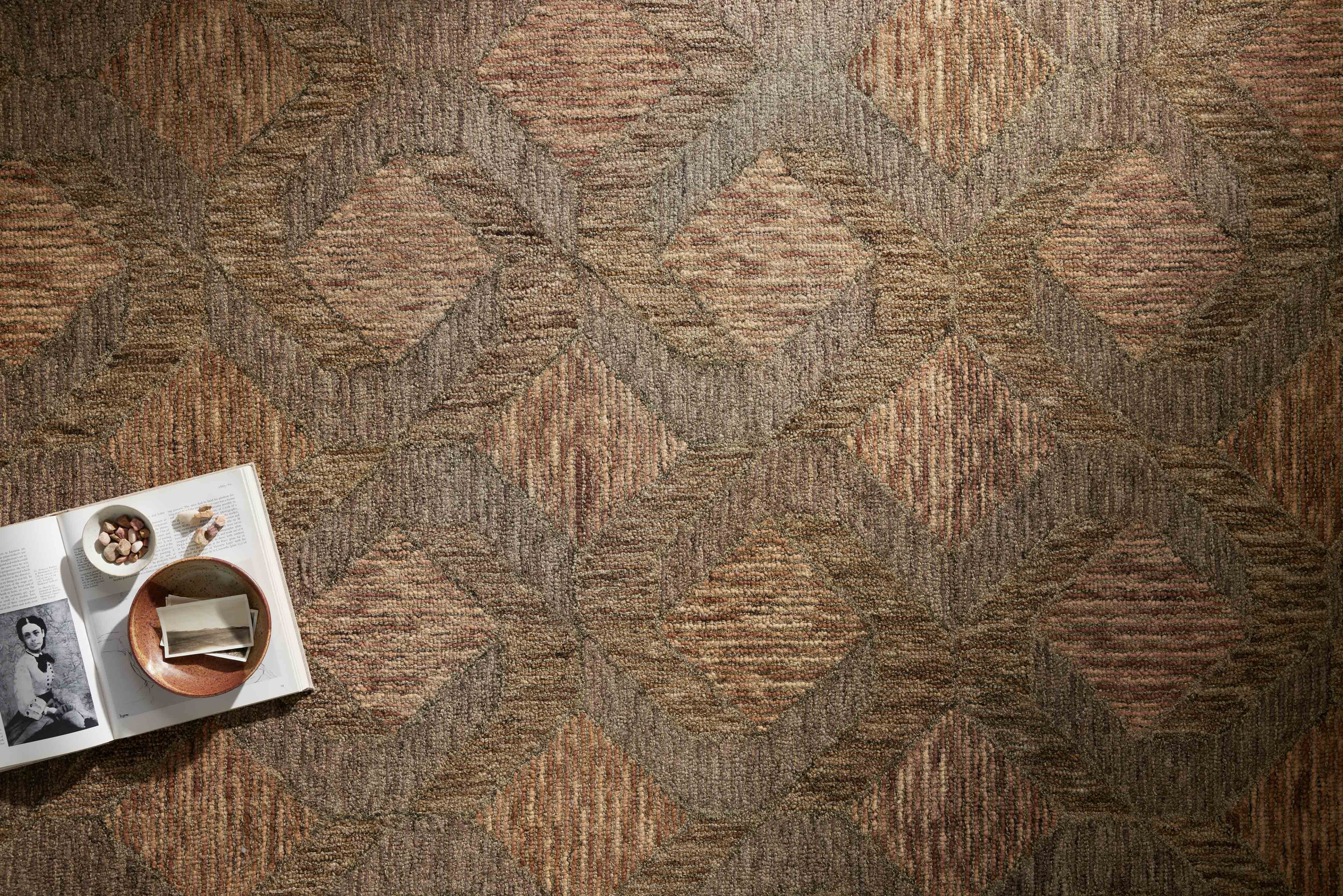 Loloi Varena Rust / Bark Rug RUGS - wool Loloi