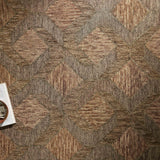 Loloi Varena Rust / Bark Runner Rug RUGS - wool Loloi