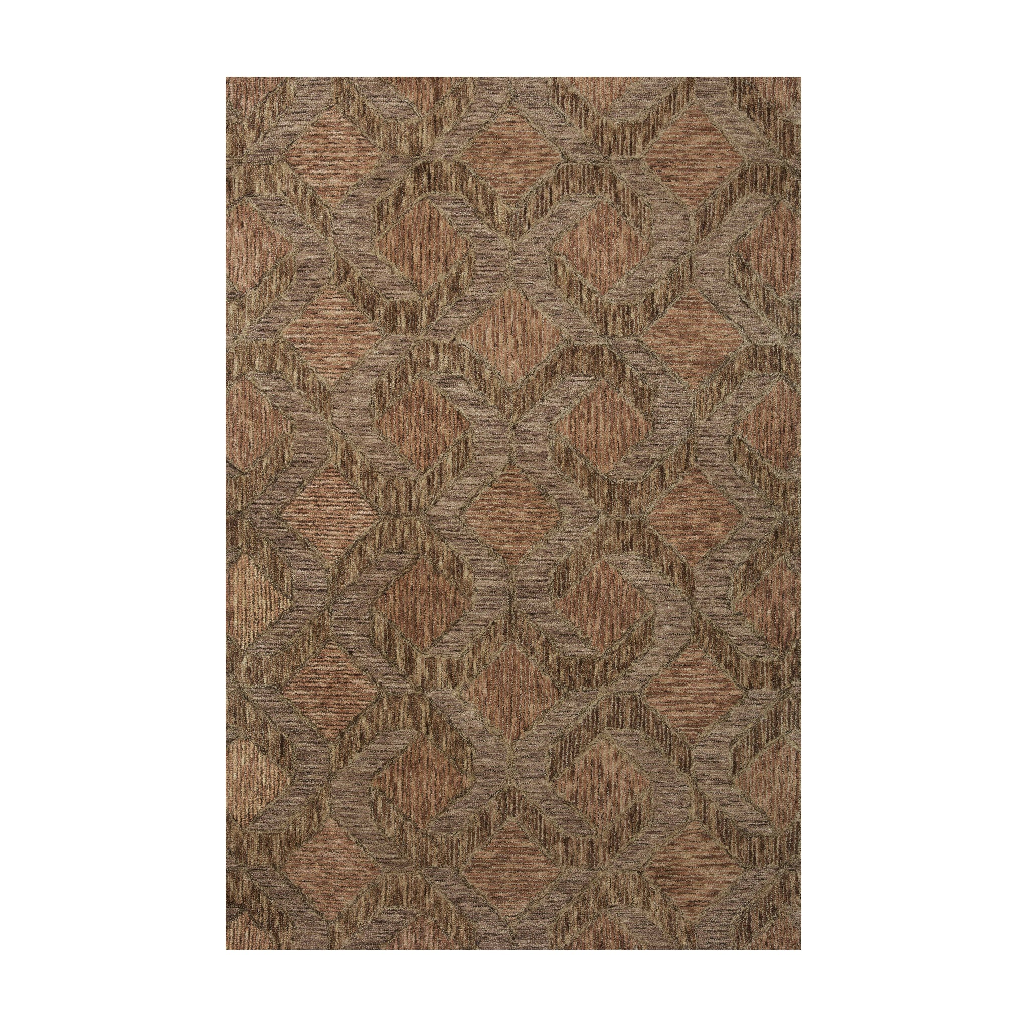 Loloi Varena Rust / Bark Runner Rug RUGS - wool Loloi 2'6" x 7'6"