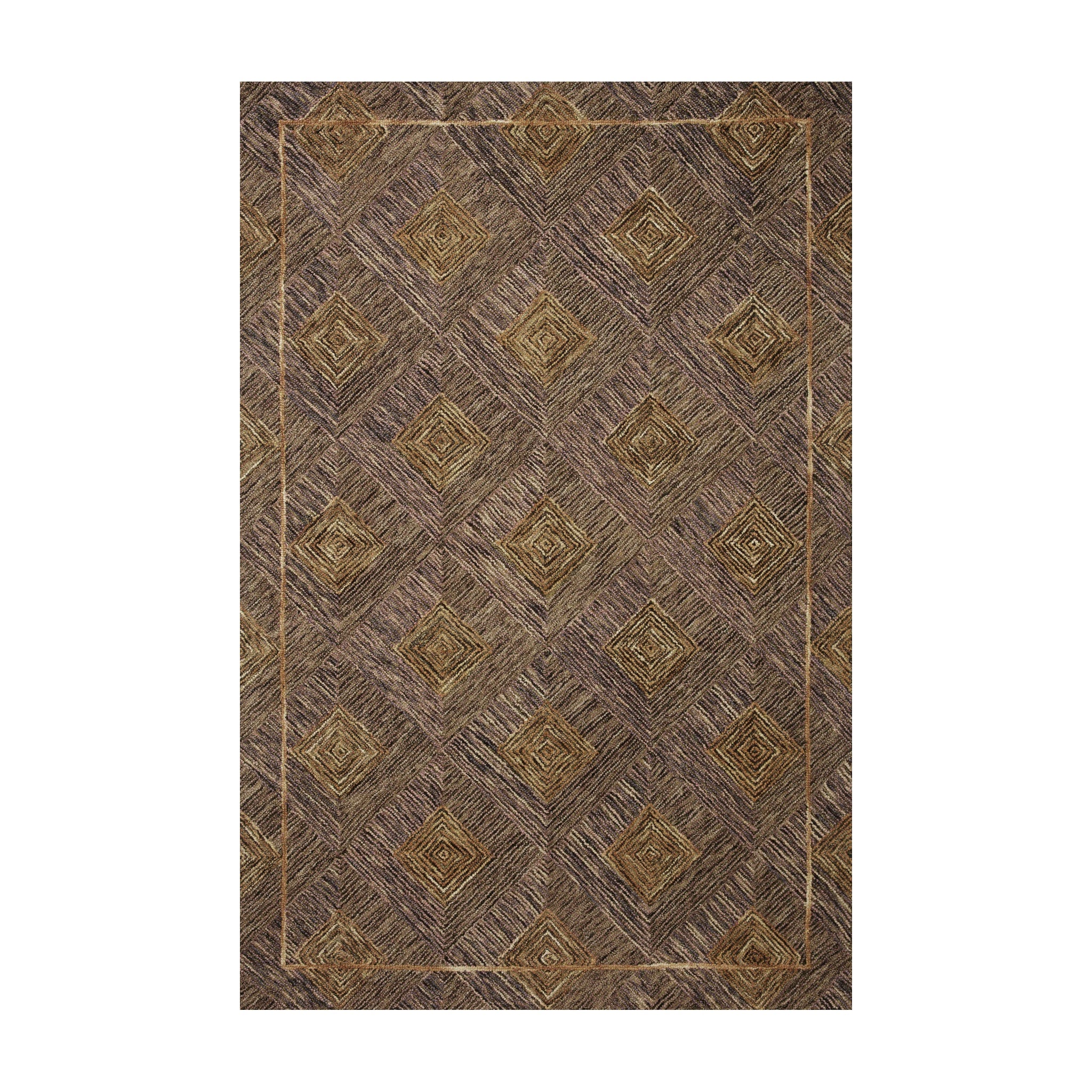 Loloi Varena Plum / Gold Runner Rug RUGS - wool Loloi 2'6" x 7'6"
