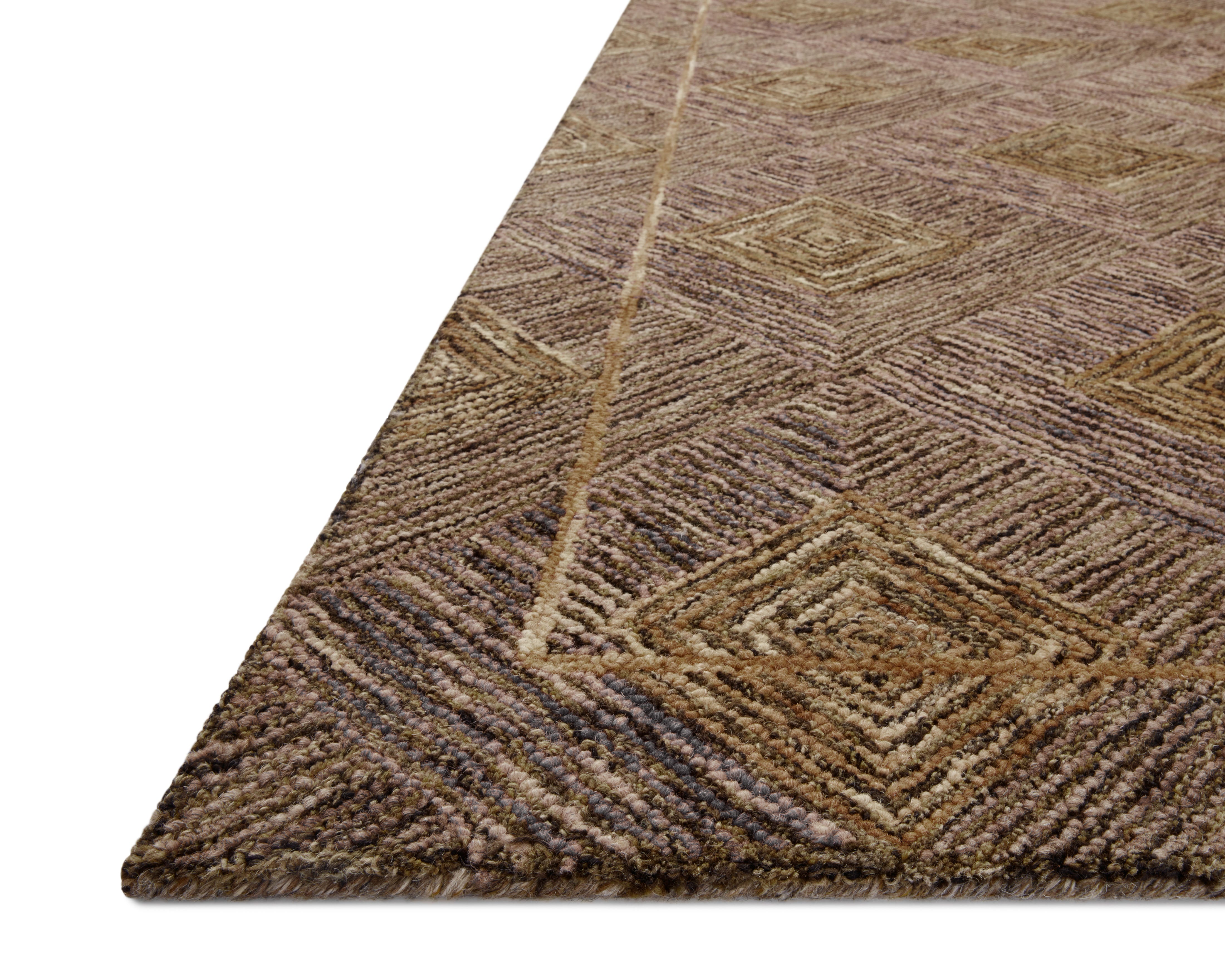Loloi Varena Plum / Gold Runner Rug RUGS - wool Loloi