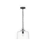 Katie Dome Pendant LIGHTING - pendant Visual Comfort - Signature Bronze Clear Glass