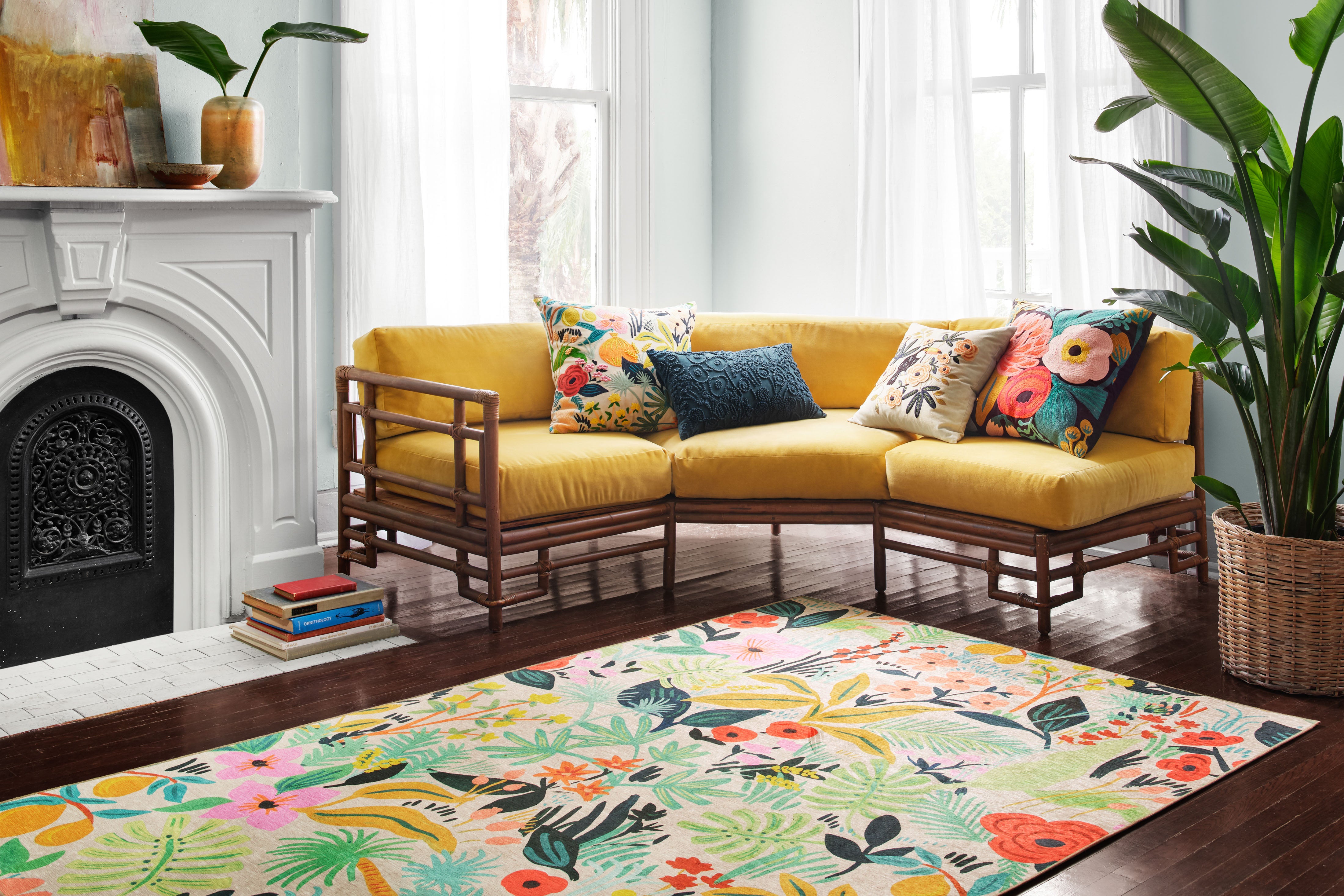 Rifle Paper Co. x Loloi Veranda Cream Rug No.2 RUGS - synthetic Loloi