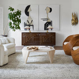 Loloi Vestige White / Black Rug RUGS - cotton Loloi