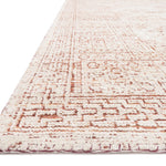 Loloi Vestige White / Persimmon Rug RUGS - cotton Loloi