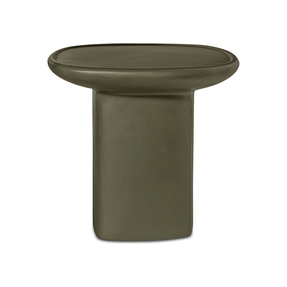 Manny Outdoor Side Table Furniture - outdoor tables Moe's Furniture Deep Green