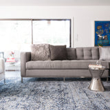 Loloi Viera Lt. Blue / Grey Rug RUGS - synthetic Loloi
