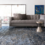 Loloi Viera Grey / Navy Rug RUGS - synthetic Loloi