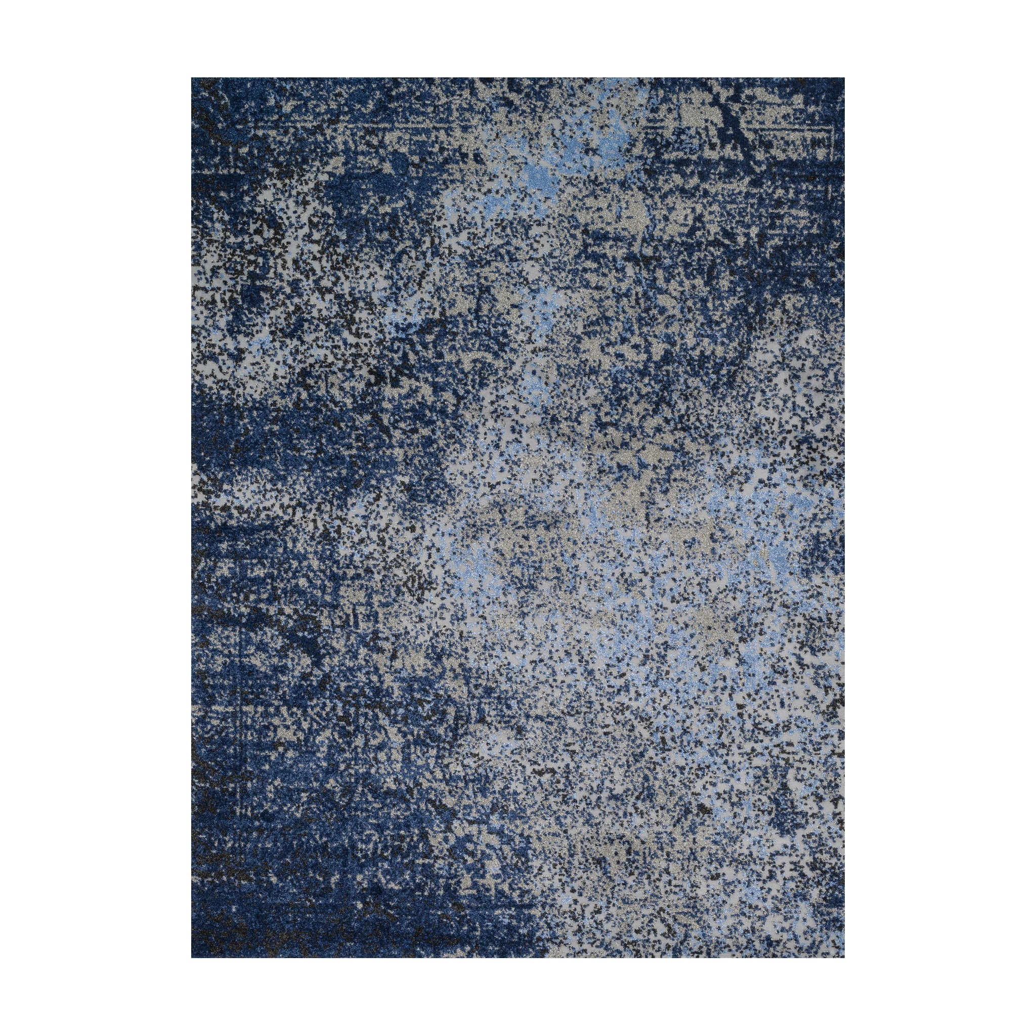 Loloi Viera Grey / Navy Rug RUGS - synthetic Loloi 2'5" x 7'7"