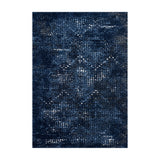 Loloi Viera Dark Blue / Light Blue Rug RUGS - synthetic Loloi 18" x 18"