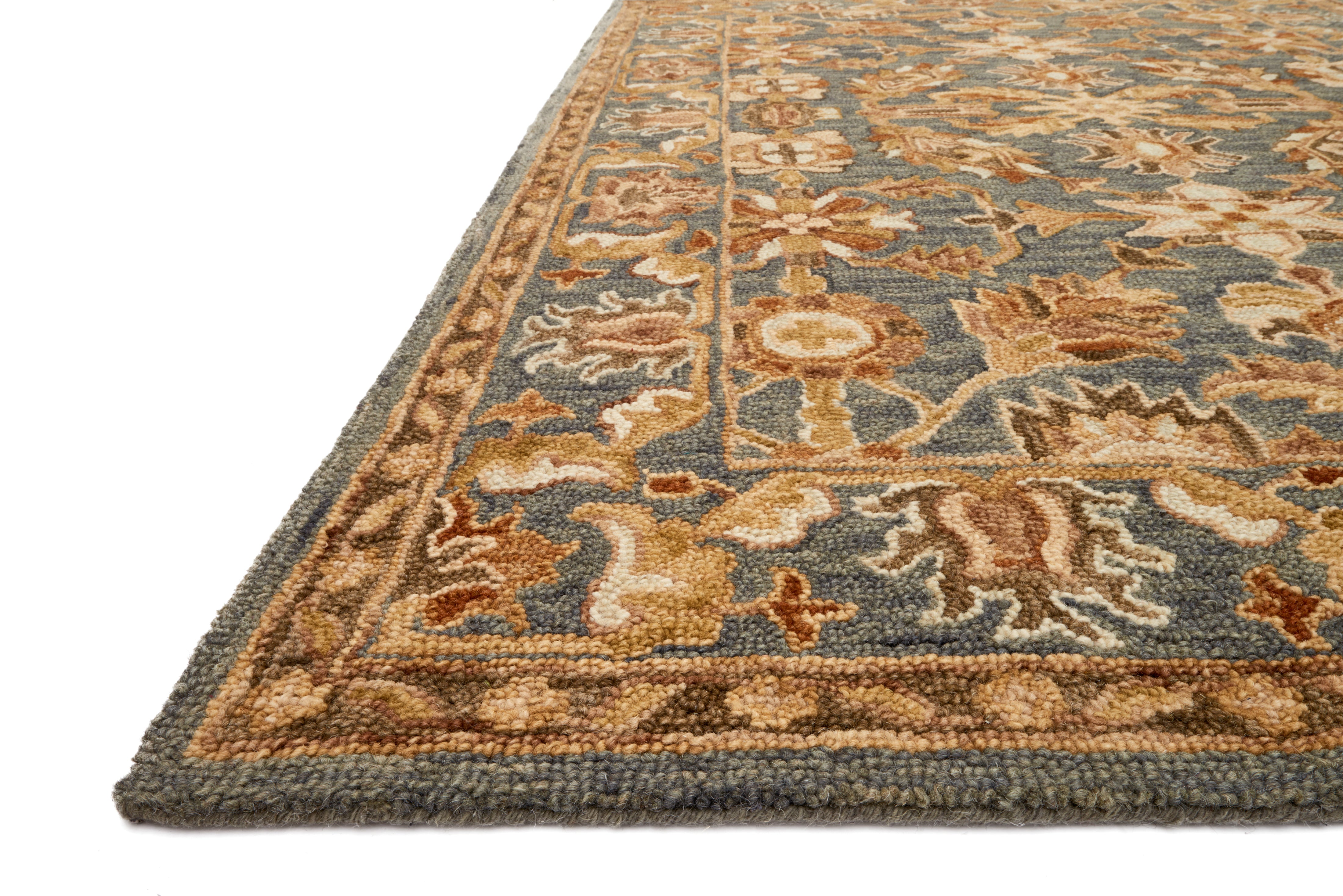 Loloi Victoria Slate Rug RUGS - wool Loloi