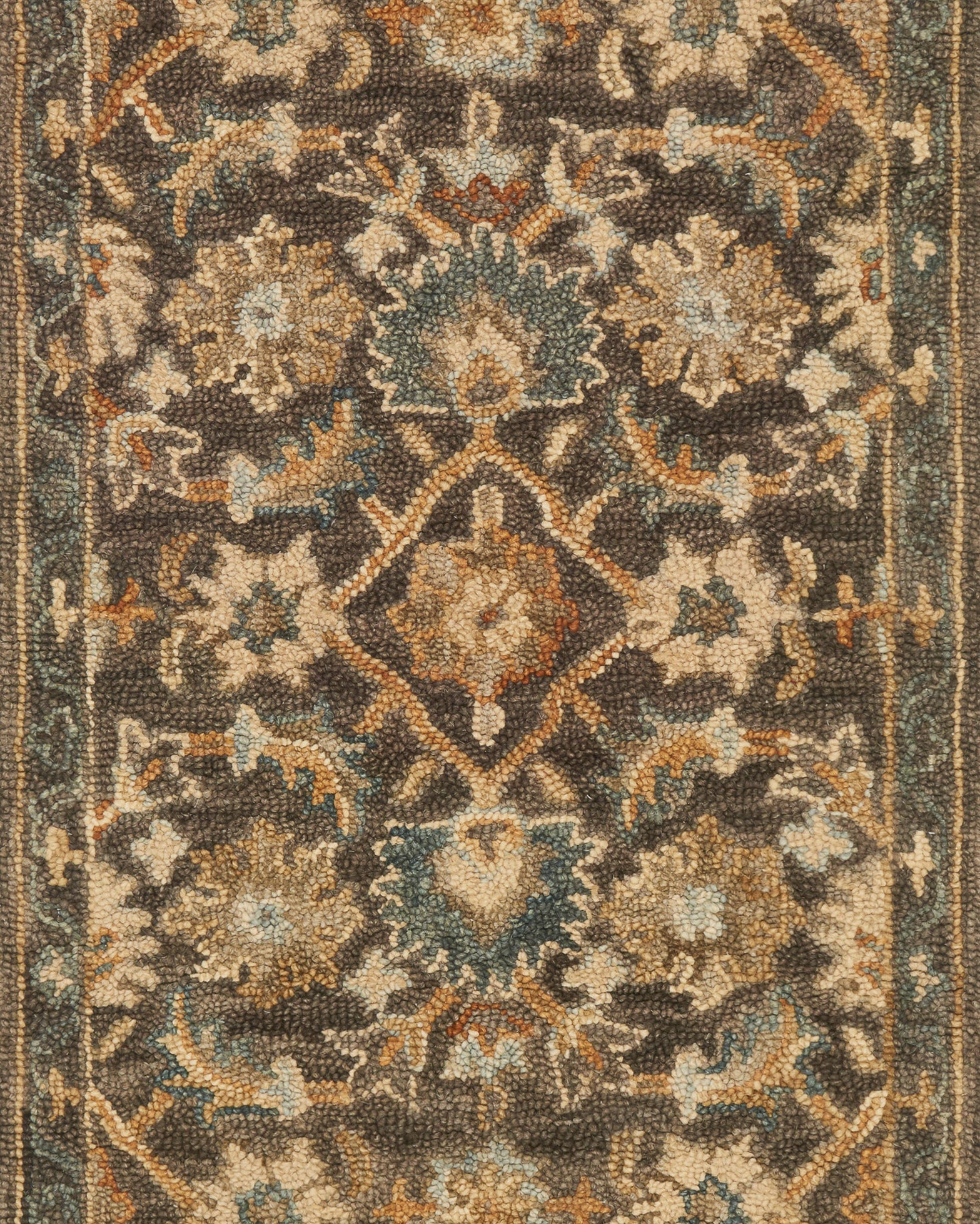 Loloi Victoria Dk Taupe / Multi Rug RUGS - wool Loloi