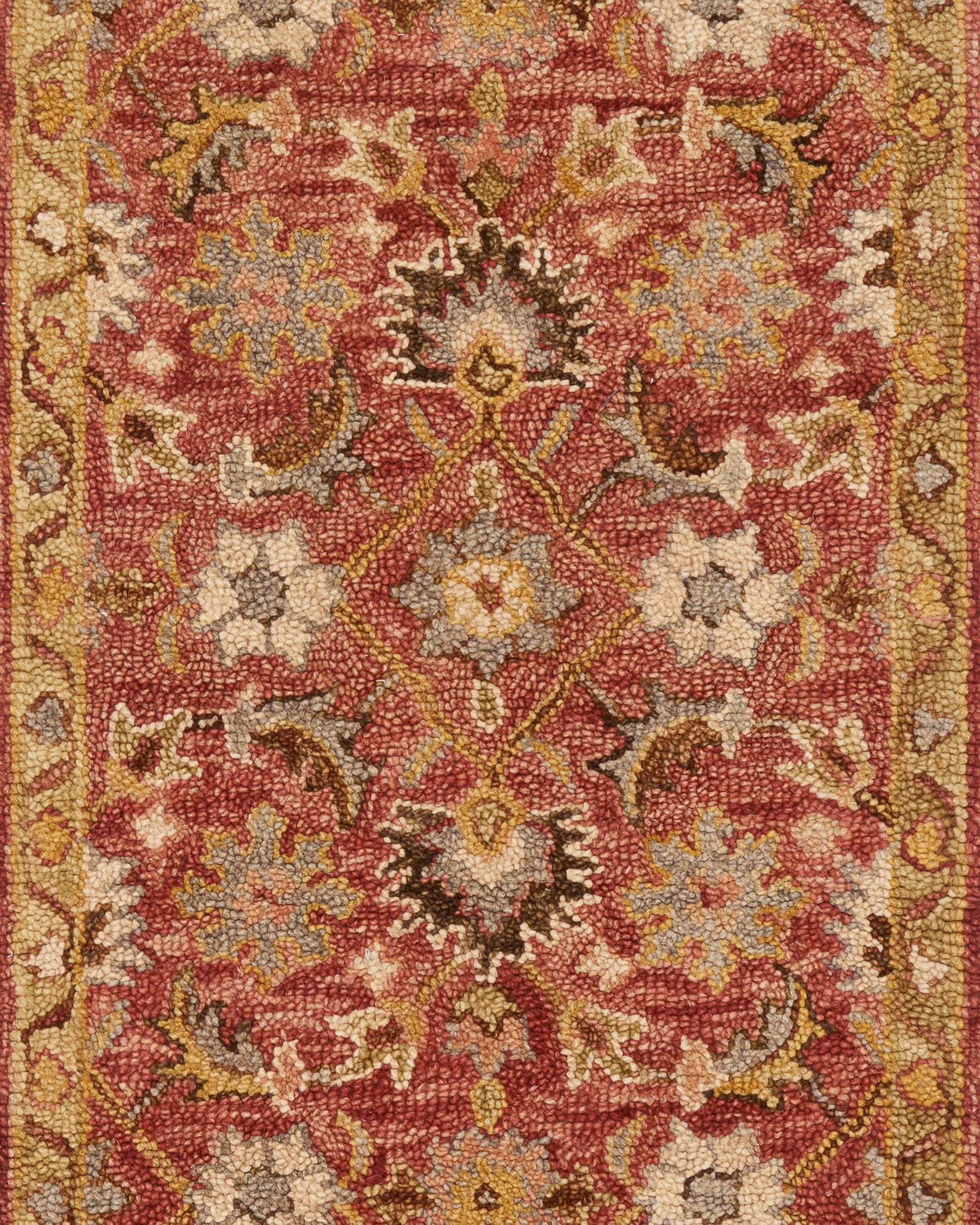 Loloi Victoria Terracotta / Gold Rug RUGS - wool Loloi