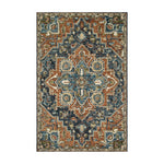 Loloi Victoria Rust / Multi Rug RUGS - wool Loloi 18" x 18"