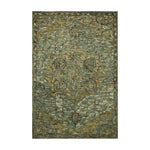 Loloi Victoria Dark Green / Tobacco Rug RUGS - wool Loloi 18" x 18"
