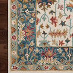 Loloi Victoria Ivory / Sky Runner Rug RUGS - wool Loloi