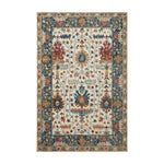 Loloi Victoria Ivory / Sky Rug RUGS - wool Loloi 18" x 18"
