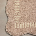 Chris Loves Julia x Loloi Valerie Blush / Ivory Bath Mat - Rug & Weave