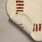 Chris Loves Julia x Loloi Valerie Ivory / Brick Bath Mat - Rug & Weave