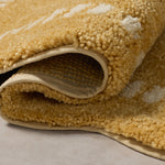 Chris Loves Julia x Loloi Valerie Wheat / Ivory Bath Mat - Rug & Weave
