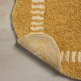 Chris Loves Julia x Loloi Valerie Wheat / Ivory Bath Mat - Rug & Weave