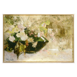 Vase of Peonies Still Life Framed Art Print - Rug & Weave