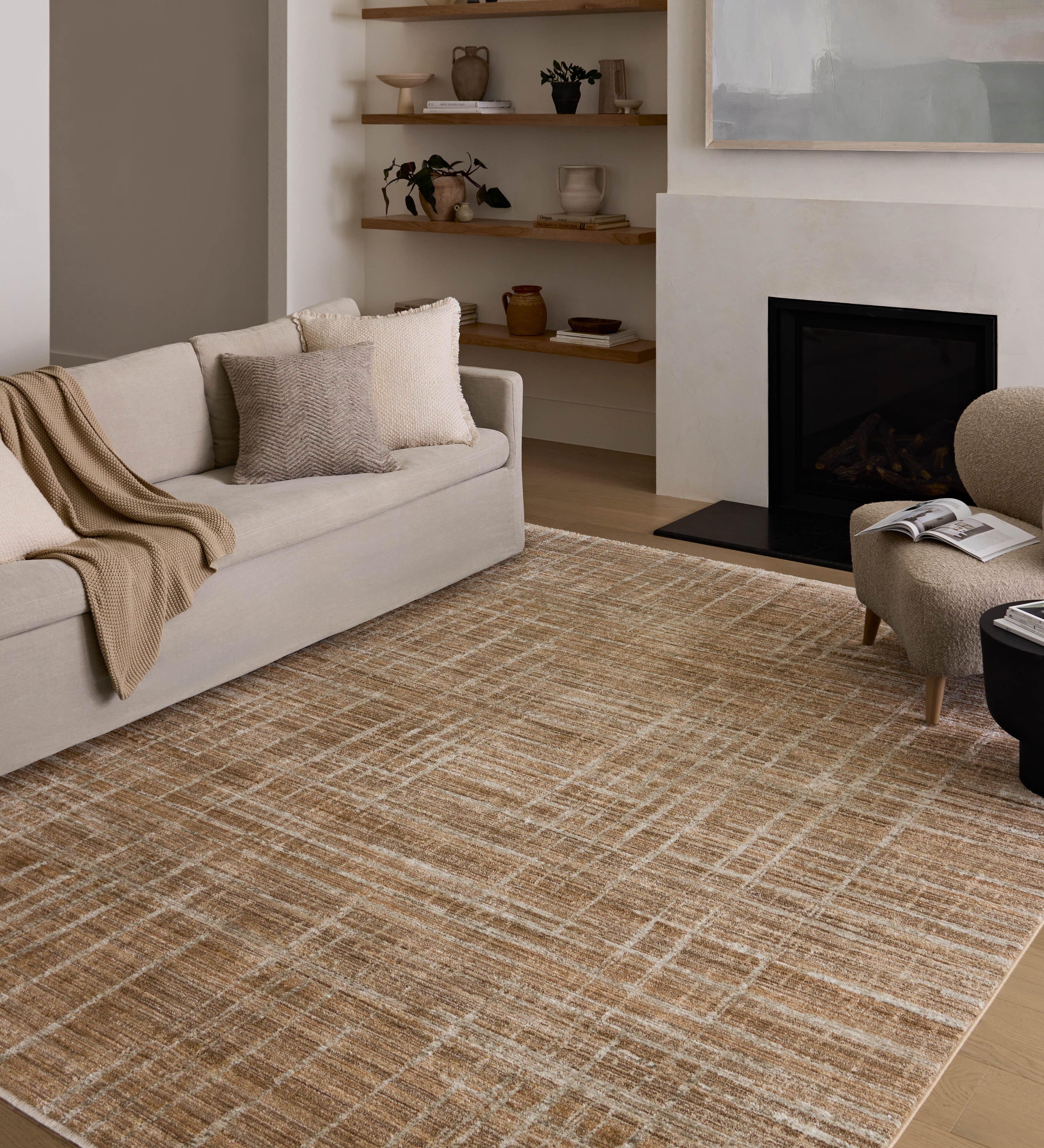 Loloi Wade Clay / Silver Rug RUGS - synthetic Loloi
